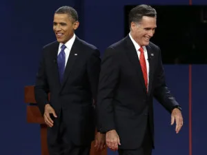 Mr Obama & Mr Romney meet