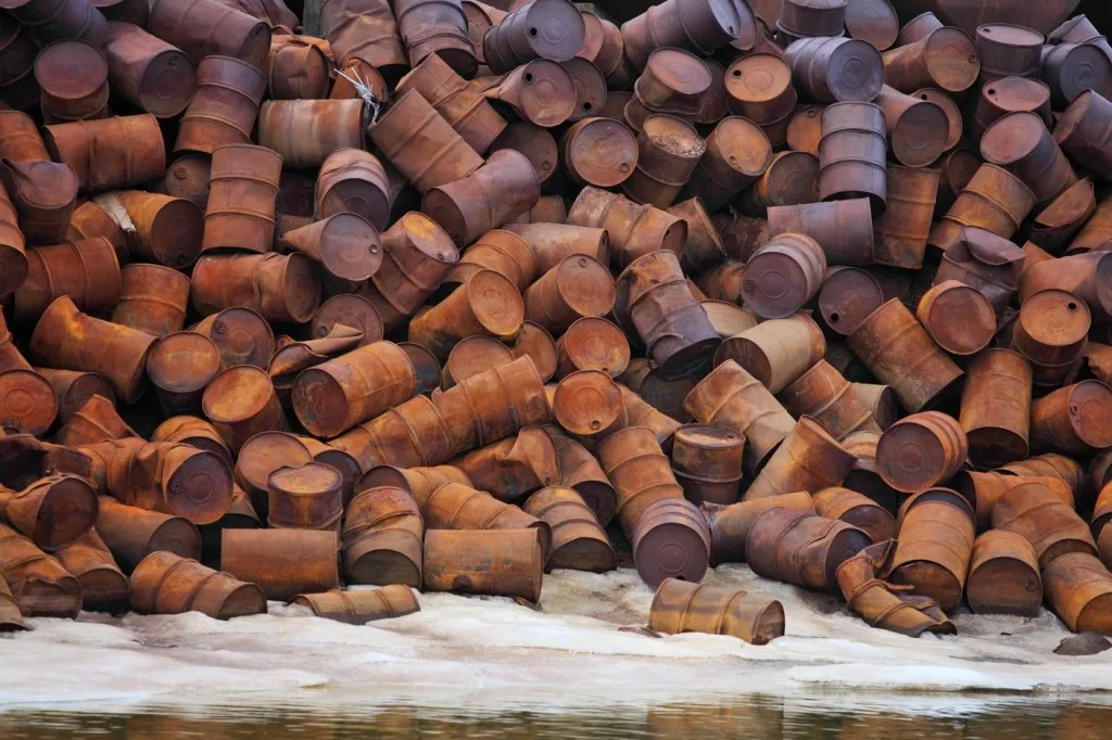Waste Oil Cans