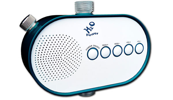 H2O Powered Shower Radio