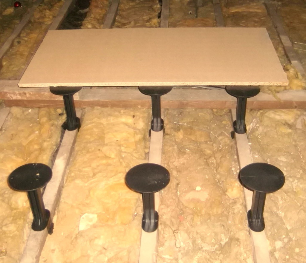 storage stilts allow you to Insulate the loft and store stuff