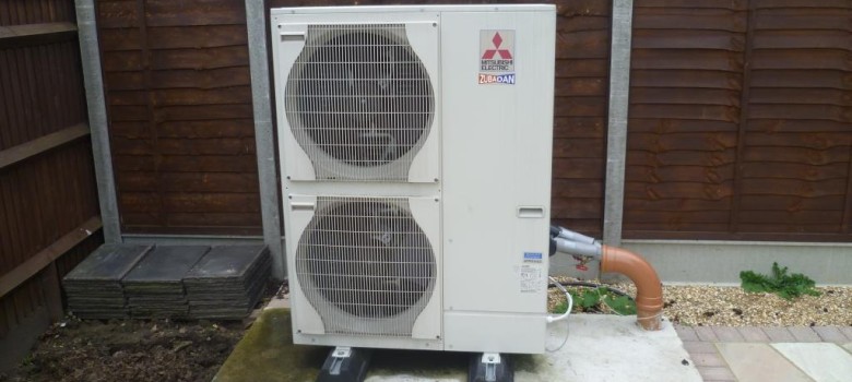 Installing air source heat pumps