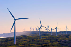 wind turbines