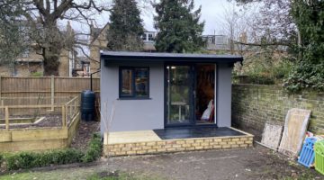 Converting my shed into a home office